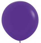 Fashion Colour Solid Violet 051 Latex Balloons 36" 2 Pack