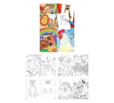 MINI COLOURING BOOKS 10.5 X 14.5CM X 48 ( 10P EACH )