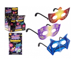 Face Mask With Neon Glow Stick ( Assorted Designs )