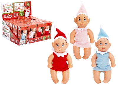 13cm VINYL BABY ELF WITH NIGHT SHIRT