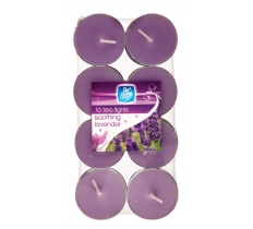 Colour Tea-Lights - Soothing Lavender 16 Pack