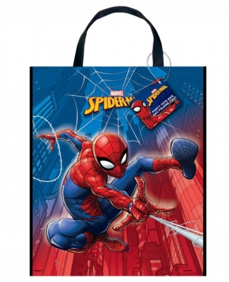 Spiderman Tote Bag 13" X 11"