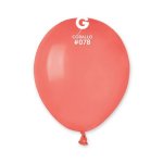 Gemar 5" Pack 50 Latex Balloons Corallo #078