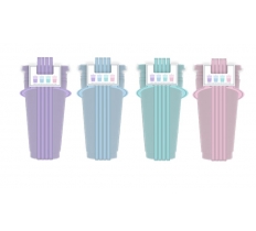 4 Pack Pastel Tumbler & Straw ( Assorted Colours )