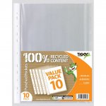 Tiger A4 Value Pack 10 Punched Pockets