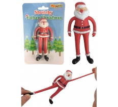 STRETCHY FATHER CHRISTMAS 12CM