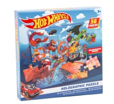 Hot Wheels 56pc Hologrpahic Puzzle