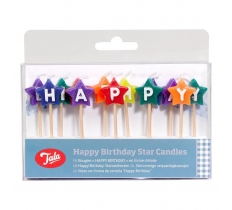 Tala Happy Birthday Star Candles