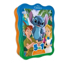 Happiest Tins Disney Classic 5 in 1 Activity Kit