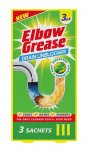 Elbow Grease Drain Unblocker Sachets 3 Pack
