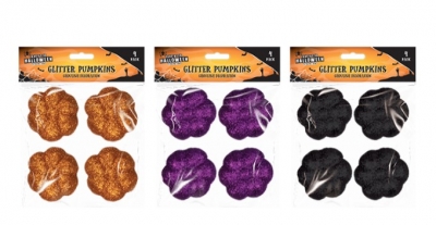 Glitter Pumpkins 4 Pack