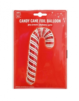 Christmas Foil Balloon Candy Cane