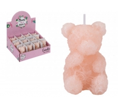 Mother's Day Scented Rose Bear Candle 6.6cm