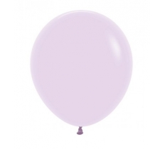 Sempertex 18" Pastel Matte Lilac Latex Balloons 25 Pack