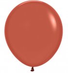 Fashion Colour Solid Terracotta Latex Balloons 18" 25 Pack8" 25P