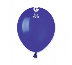 Gemar 5" Pack 50 Latex Balloons Blue #046