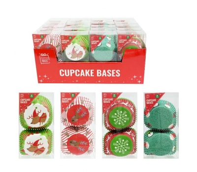 Xmas Cupcake Wrapper 50Pc