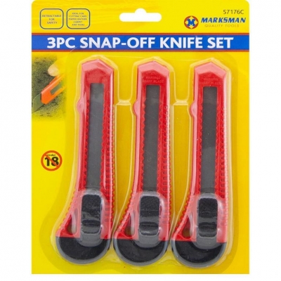 4pc Snap Off Knife Set