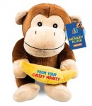 Daddy & Mini Me Plush Monkey 25.5cm