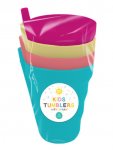 Straw Tumblers 4 Pack