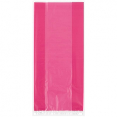 30 Hot Pink Cello Bags