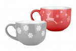 Christmas Ceramic Soup Mug