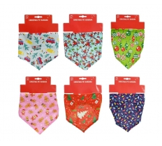 Christmas Dog Bandana Fun Patterns