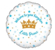 18" Welcome Little Prince Stars Holographic