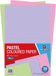 Mail Master A4 Assorted Coloured Paper 30 Pack