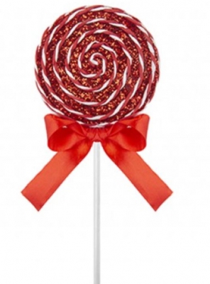 Candy Cane Lollipop Decoration 9 x 27cm