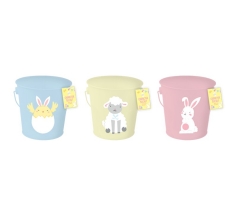 Easter Character Metal Bucket