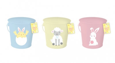 Easter Character Metal Bucket