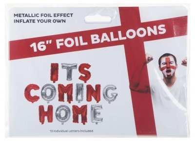 16" Foil Balloon Its Coming Home Balloon