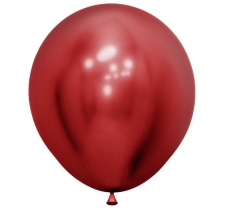 Reflex Crystal Red 915 Latex Balloons 18"/45cm- 15 Pack