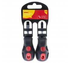 Amtech 2 Pack Stubby Screwdriver Set