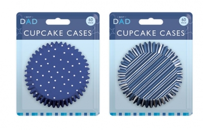 Fathers Day Printed Cupcake Cases 60 Pack