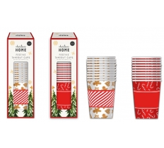 Christmas Festive Take Out Cup 10 Pack