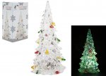 5" CLEAR CRYSTAL CHRISTMAS TREE WITH COLOUR CHANGING LIGHT