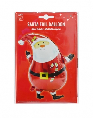 Christmas Foil Balloon Santa