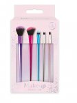 Colourful Makeup Brush Set 5pk