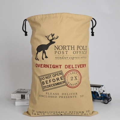 North Pole Special Overnight Delivery Santa Sack 70cm X 50cm