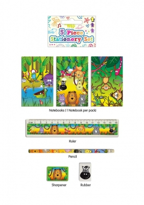 Jungle Stationery Set Of 5