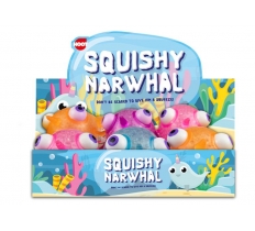 Squishy Big Eye Narwhal