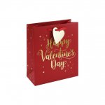 Valentines Day Text Medium Bag