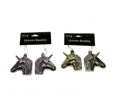 Christmas Unicorn Decorations ( 2 Pack)