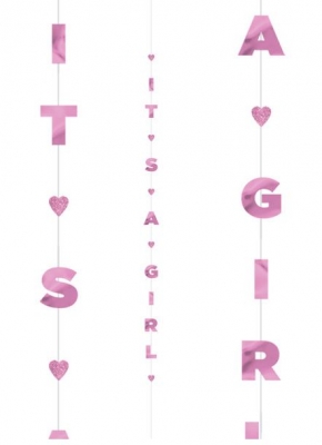 Its A Girl 1.82M Balloon Fun Strings