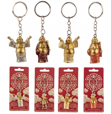 LUCKY BUDDHA KEYRING