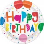 Colorful Balloons Round 9" Dinner Plates 8Ct