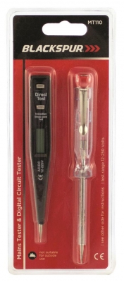 Blackspur Mains Tester And Digital Circuit Tester Set