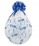 Qualatex 18" Clear It's A Boy Stuffing Balloon 25 Pack